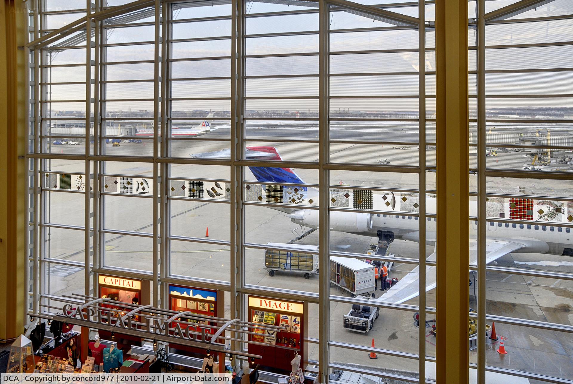 Ronald Reagan Washington National Airport (DCA) - New Terminal Building at KDCA on 2/21/2010