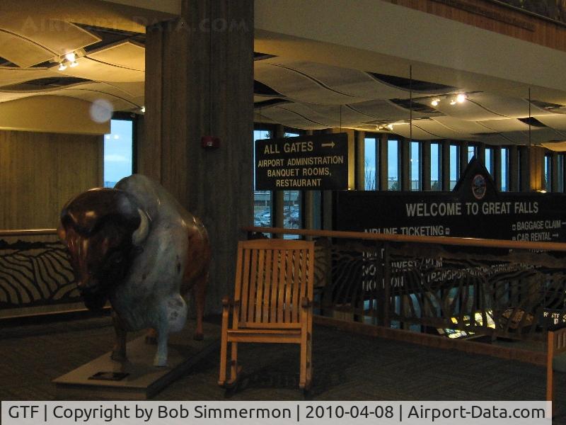 Great Falls International Airport (GTF) - Nice facility for airline traffic