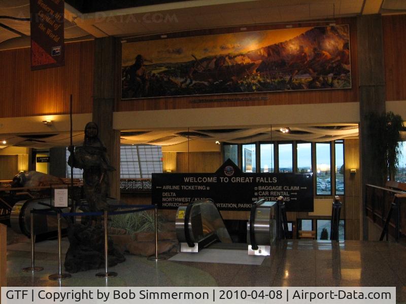 Great Falls International Airport (GTF) - Nice facility for airline traffic