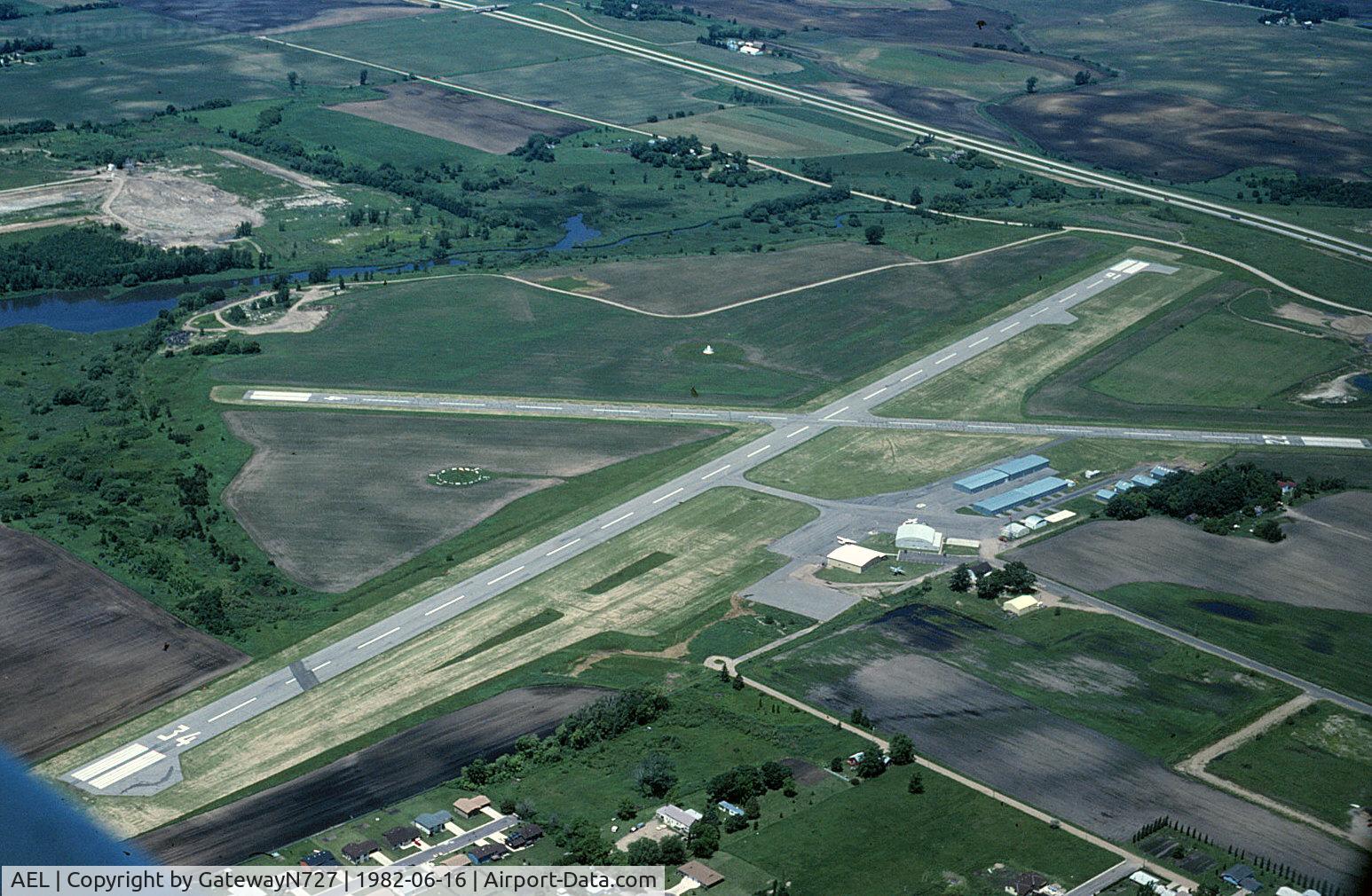 Albert Lea Municipal Airport (AEL) - Flying south to north. Taken from N7680U.