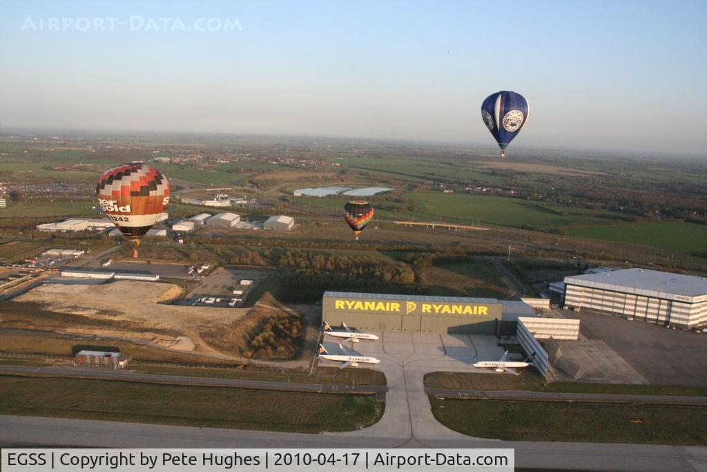 London Stansted Airport, London, England United Kingdom (EGSS) - Stansted, closed by volcanic ash, provides an opportunity for balloon flight