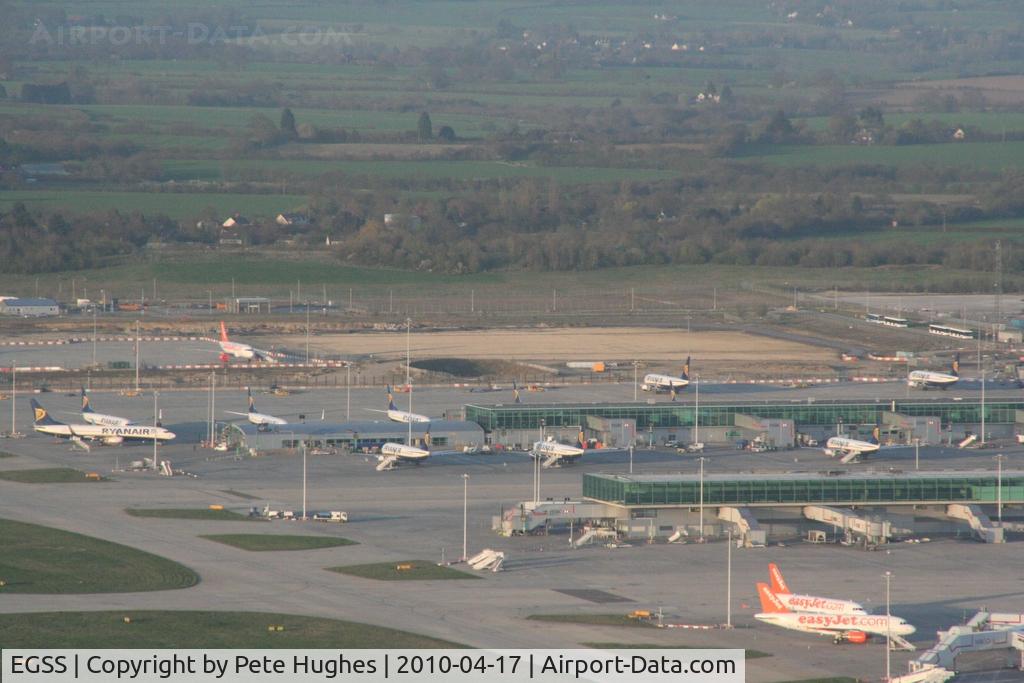 London Stansted Airport, London, England United Kingdom (EGSS) - Stansted, closed by volcanic ash, provides an opportunity for balloon flight