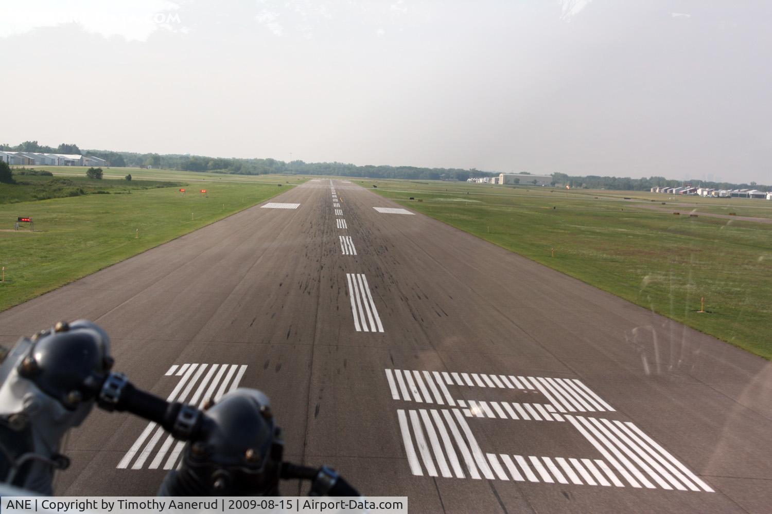 Anoka County-blaine Arpt(janes Field) Airport (ANE) - Landing Runway 18 in N8407