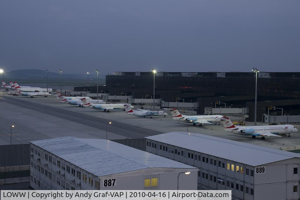 Vienna International Airport, Vienna Austria (LOWW) - Overview of the Foxtrot Positions at LOWW