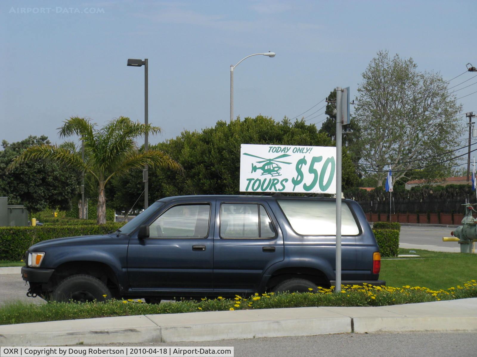 Oxnard Airport (OXR) - Helicopter Tours-Special advertising