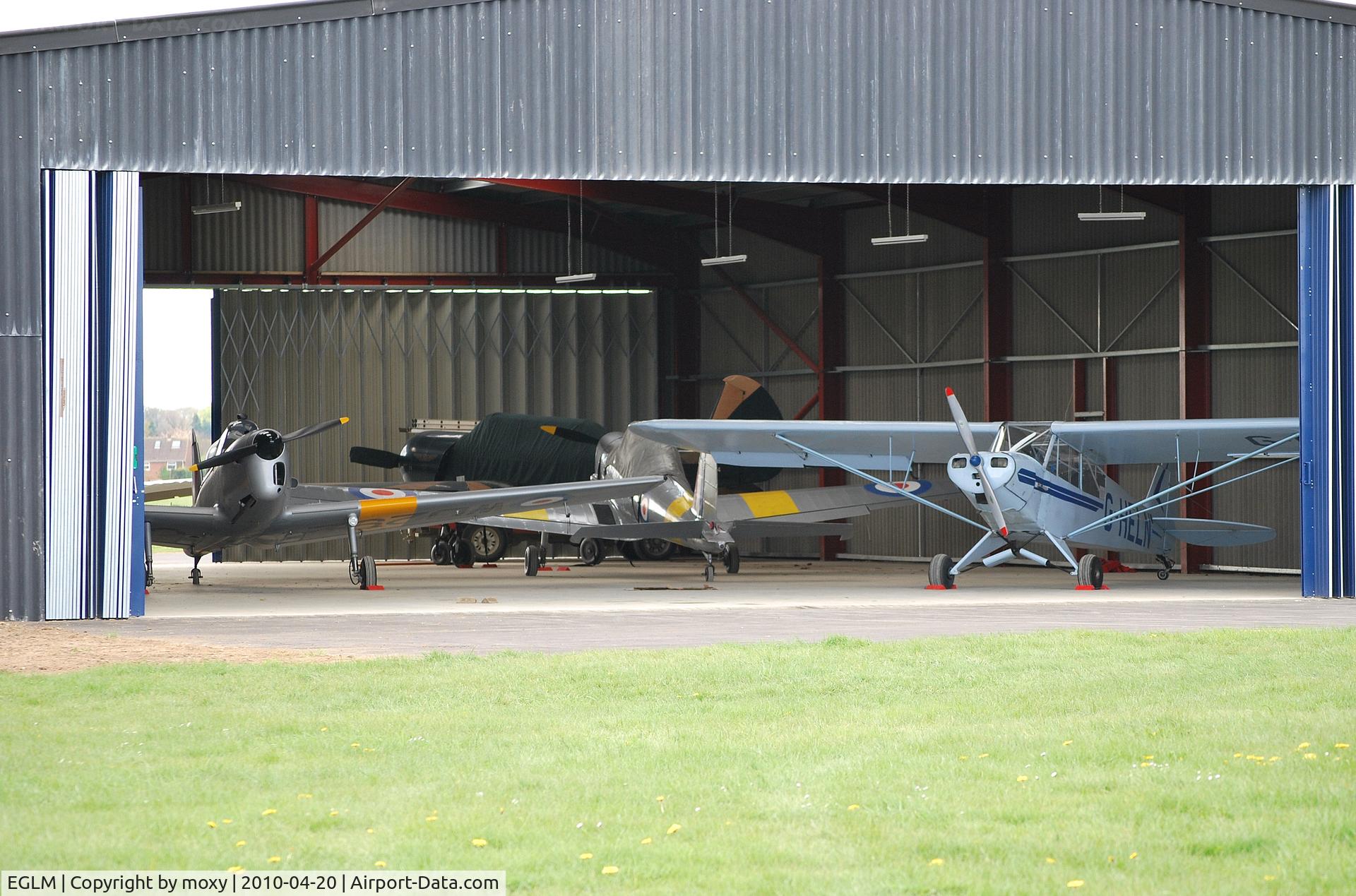 White Waltham Airfield Airport, White Waltham, England United Kingdom (EGLM) - New Hangar at White Waltham