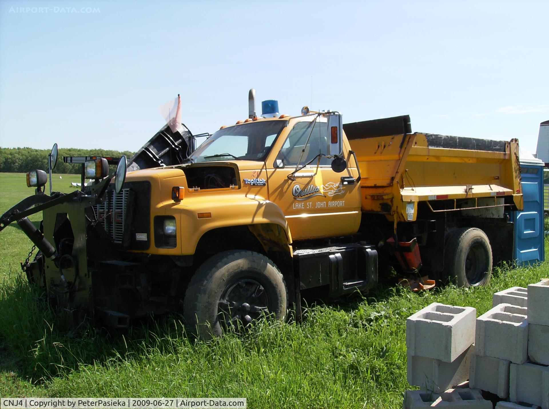 CNJ4 Airport - Old snow clearing equipment at Orillia Airport