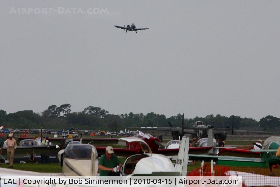 Lakeland Linder Regional Airport (LAL) - OA-10A (81-0967) overflying the field during Sun N Fun 2010.
