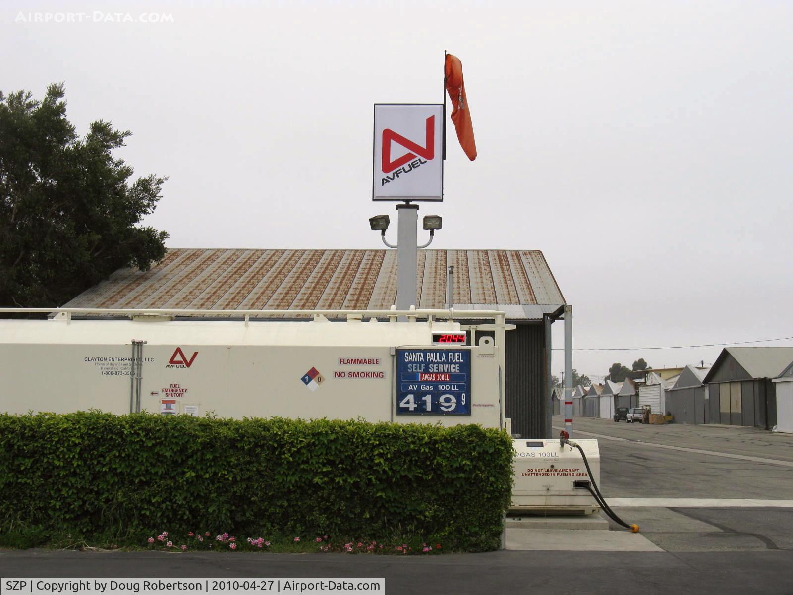 Santa Paula Airport (SZP) - AVFUEL self-servive fueling-still the least expensive 100LL in Ventura County