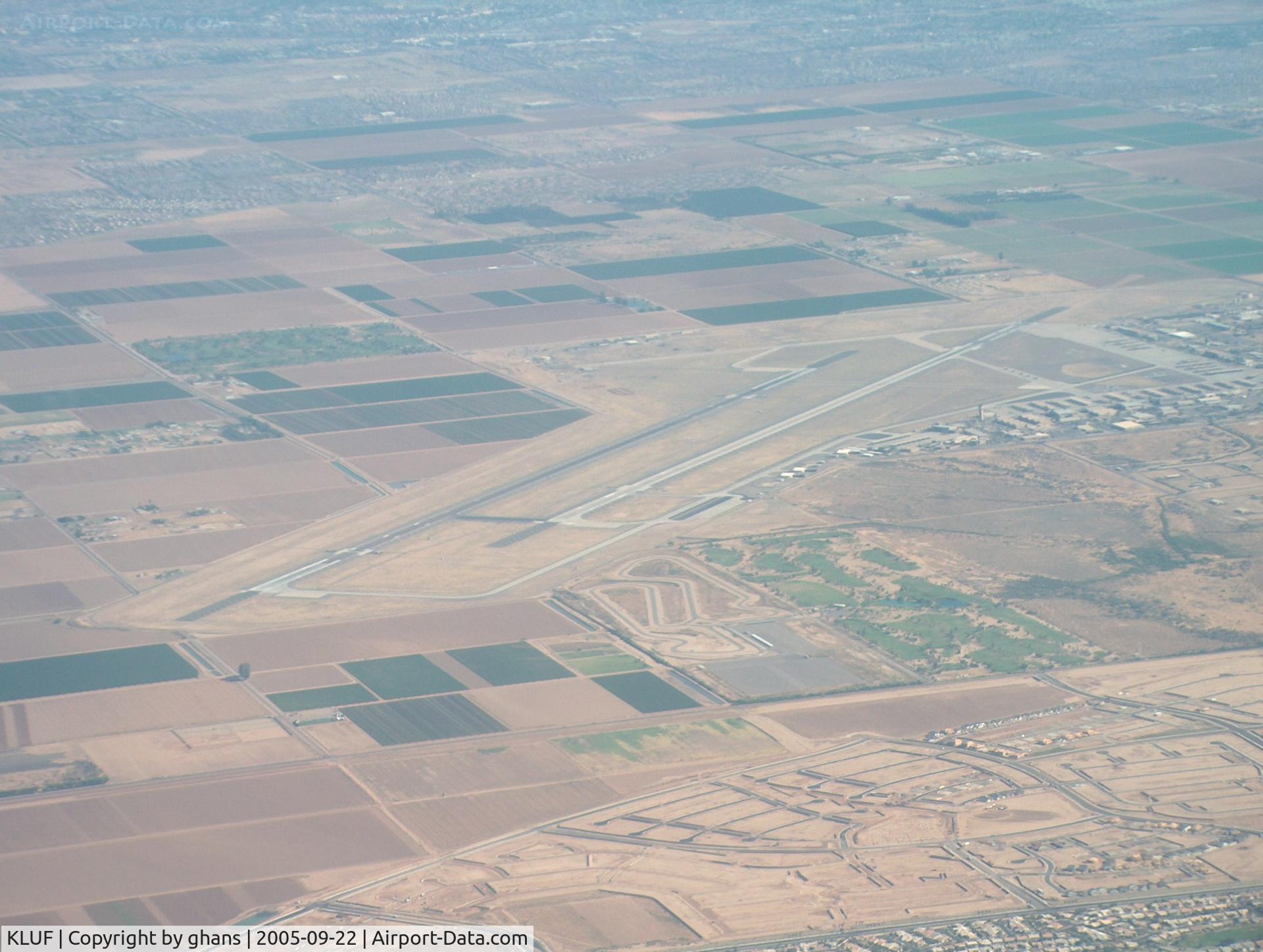 Luke Afb Airport (LUF) - Luke airforcebase  as we fly from Los Angeles to Phoenix.
