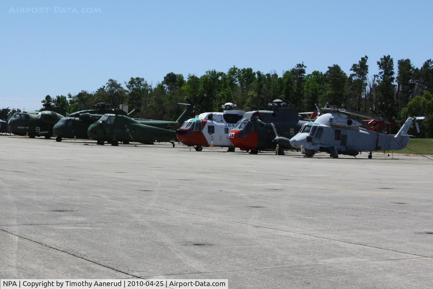 Pensacola Nas/forrest Sherman Field/ Airport (NPA) - Helicopters on the back lot