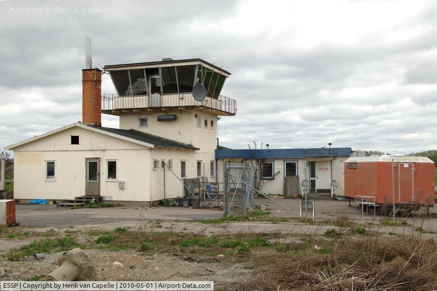 Kungsängen Airport, Norrköping Sweden (ESSP) - The old control tower.