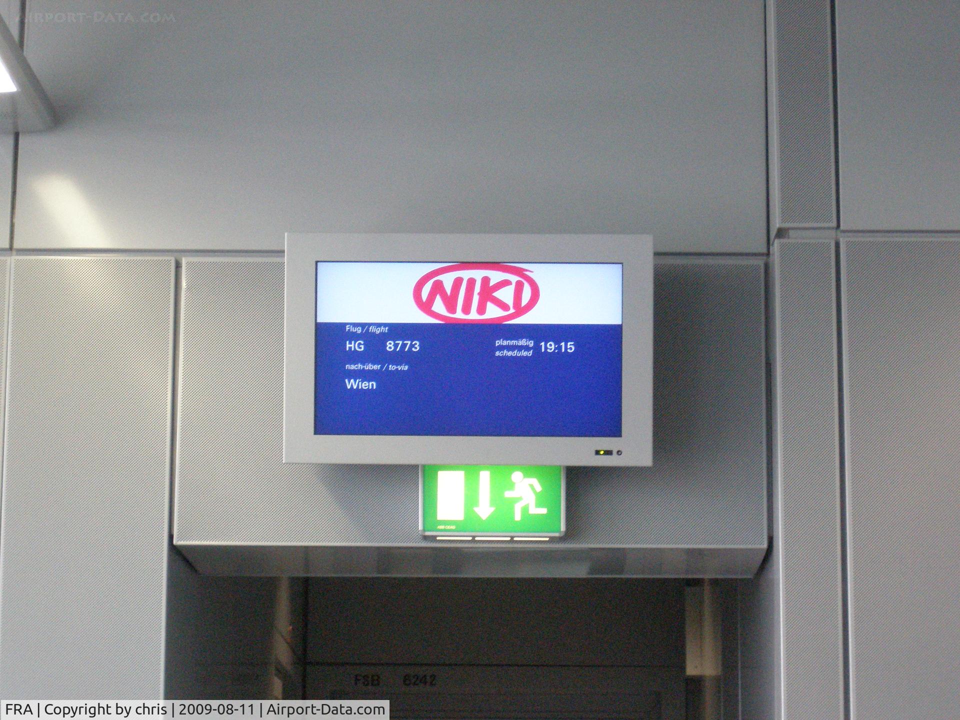 Frankfurt International Airport, Frankfurt am Main Germany (FRA) - .