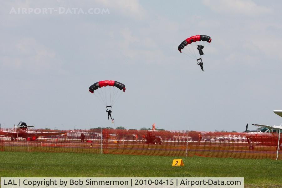 Lakeland Linder Regional Airport (LAL) - Start of the air show during Sun N Fun 2010.