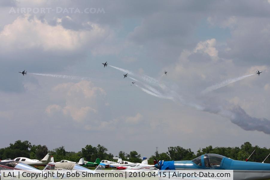 Lakeland Linder Regional Airport (LAL) - Air Force Thunderbirds performing at Sun N Fun 2010.