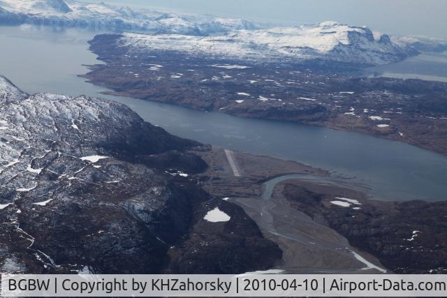 Narsarsuaq Airport, Narsarsuaq (Narssarssuaq) Greenland (BGBW) - View from inbound Narsarsuaq Airport