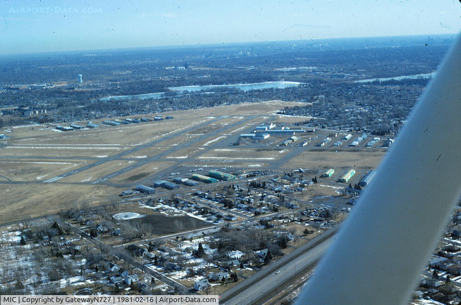 Crystal Airport (MIC) - Looking east. Taken from N45574.