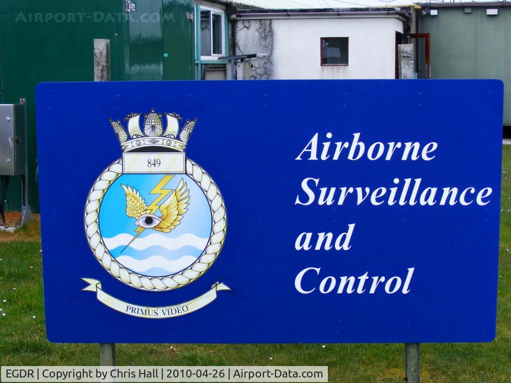 RNAS Culdrose Airport, Helston, England United Kingdom (EGDR) - outside of the 849 NAS hangar