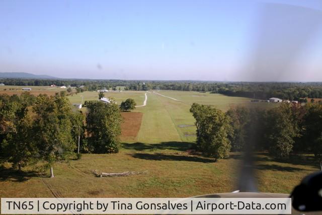 Long Meadow Airstrip Airport (TN65) - Approach to 01 at TN65