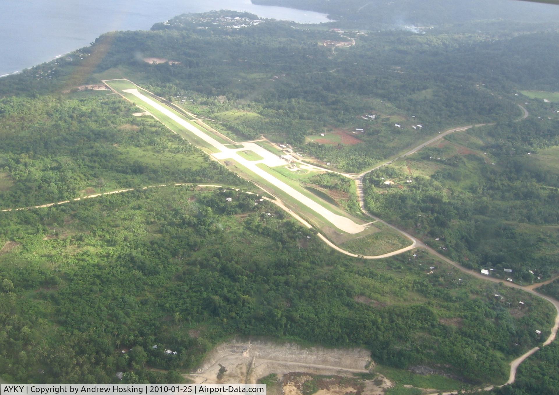 Kunaye Airport, Kunaye Papua New Guinea (AYKY) - Looking south