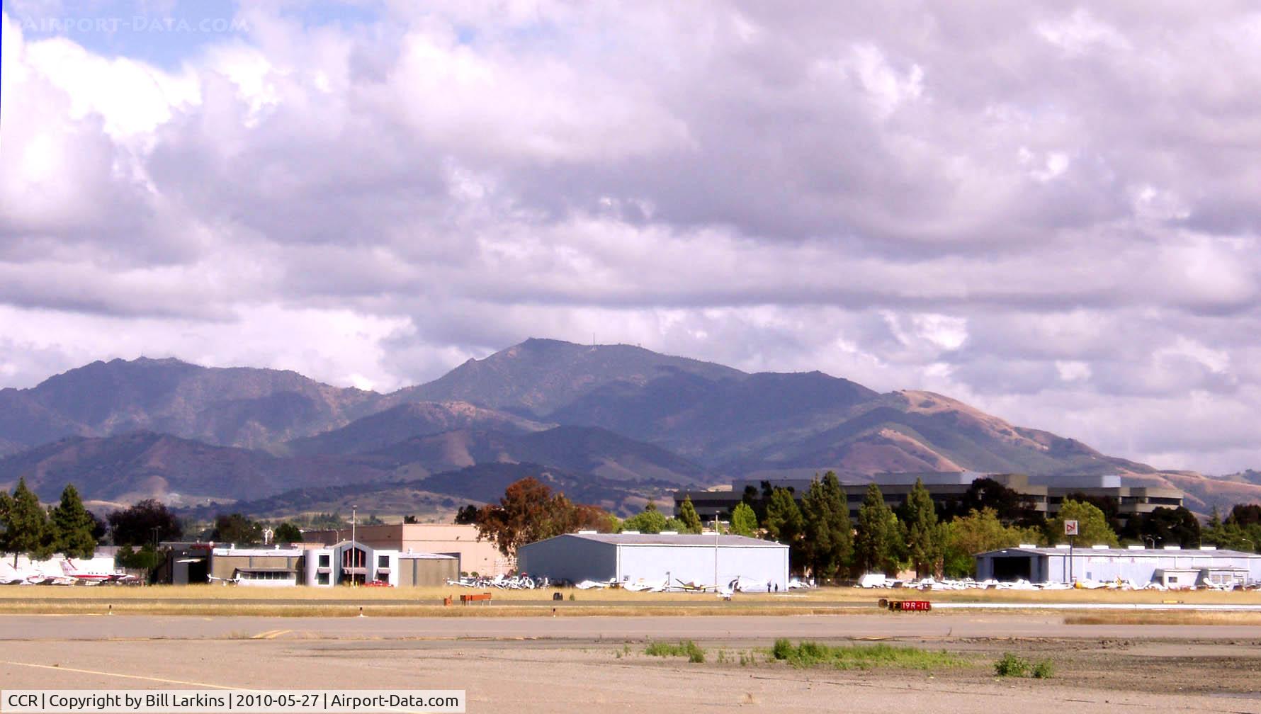 Buchanan Field Airport (CCR) - View of a portion of the East side with Mt Diablo.