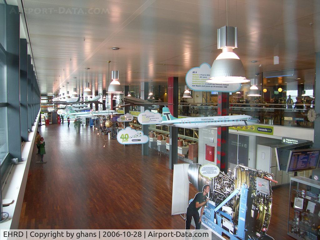 Rotterdam Airport, Rotterdam Netherlands (EHRD) - Arrival hall 40 years Transavia