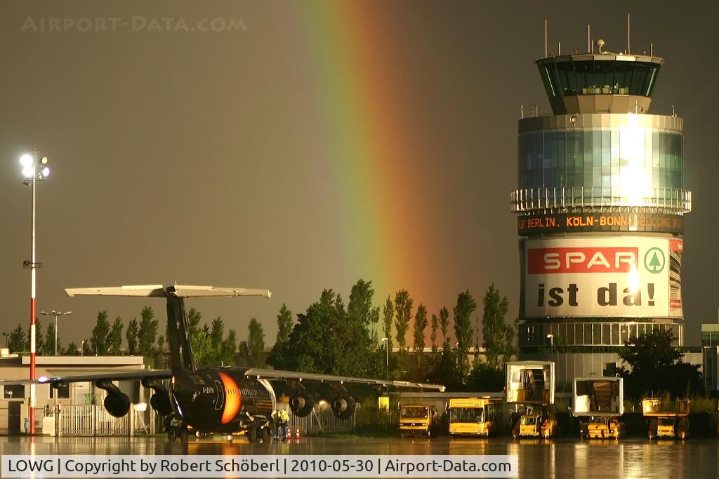 Graz Airport, Graz Austria (LOWG) - Beautiful light conditions after a heavy thunderstorm.