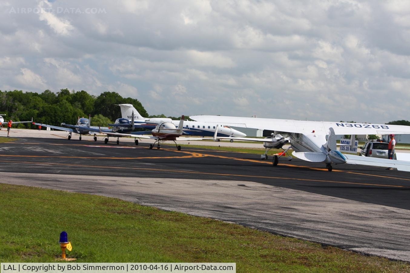 Lakeland Linder Regional Airport (LAL) - Lined up for departure during Sun N Fun 2010.
