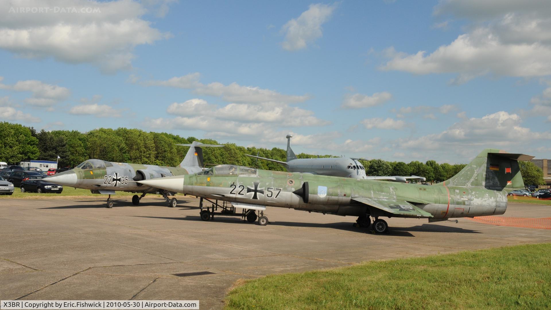 X3BR Airport - Two Lockheed F-104G Starfighters at Bruntingthorpe Cold War Jets Open Day - May 2010