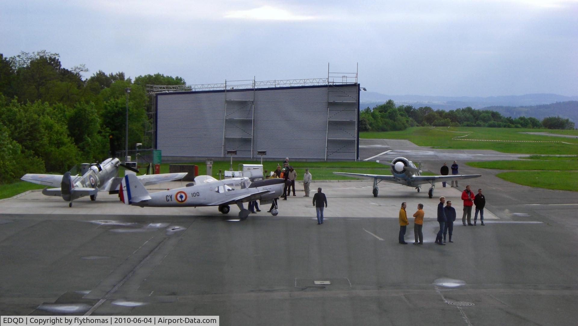 Bindlacher Berg Airport (Bayreuth Airport), Bayreuth Germany (EDQD) - Fuel Stop at Bayreuth Airport