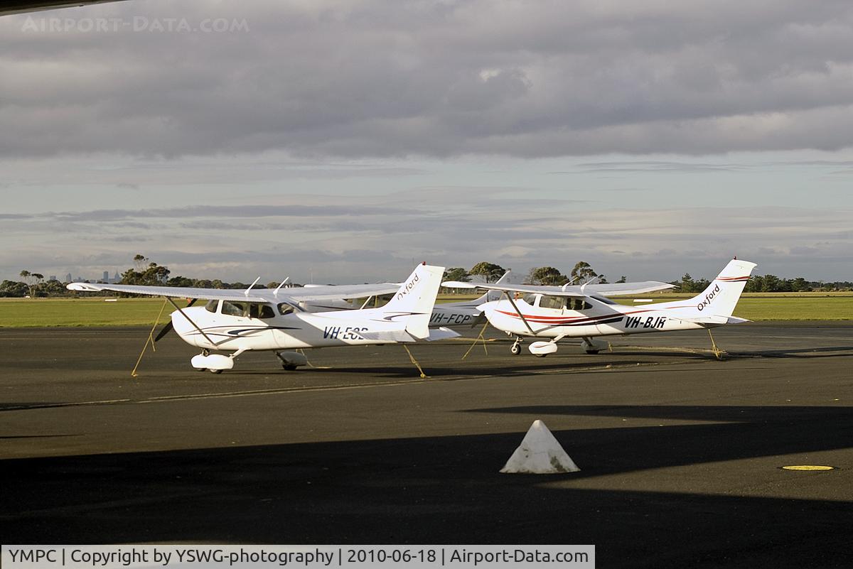 RAAF Williams Airport, Point Cook, Victoria Australia (YMPC) - Cessna's tied down as RAAF Williams Point Cook.