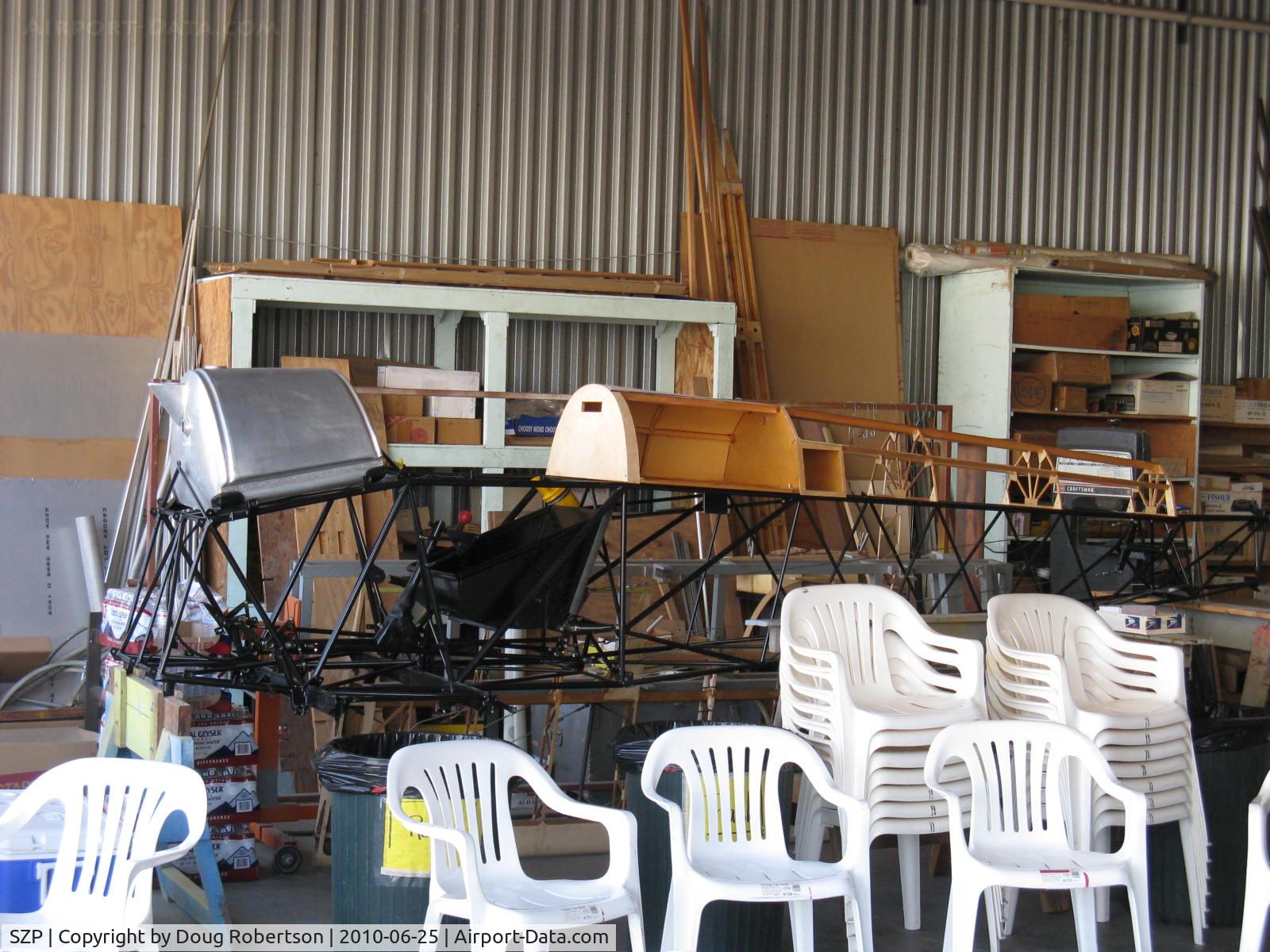 Santa Paula Airport (SZP) - Bucker fuselage