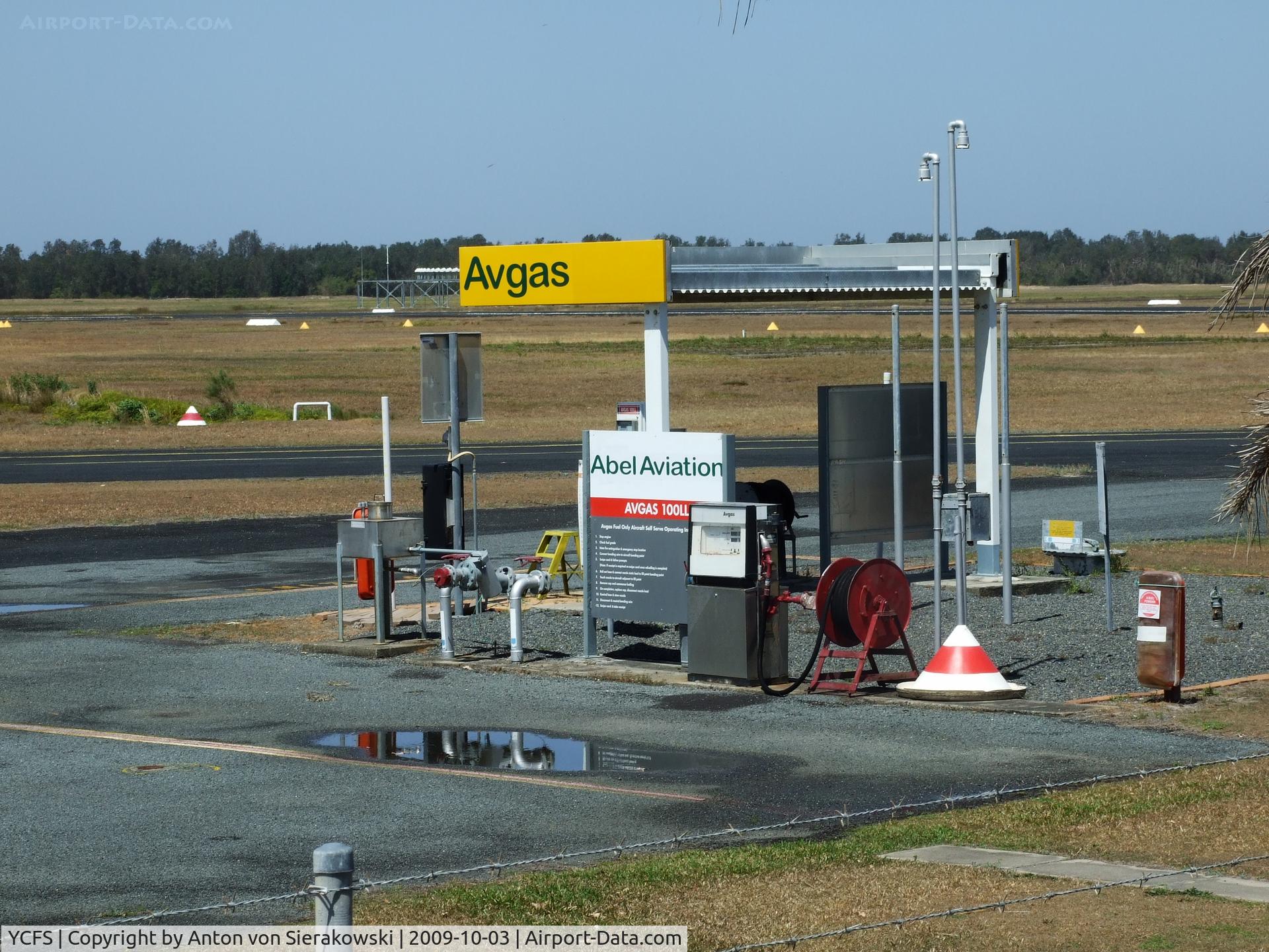 Coffs Harbour Airport, Coffs Harbour, New South Wales Australia (YCFS) - GA Fuel depot at YCFS