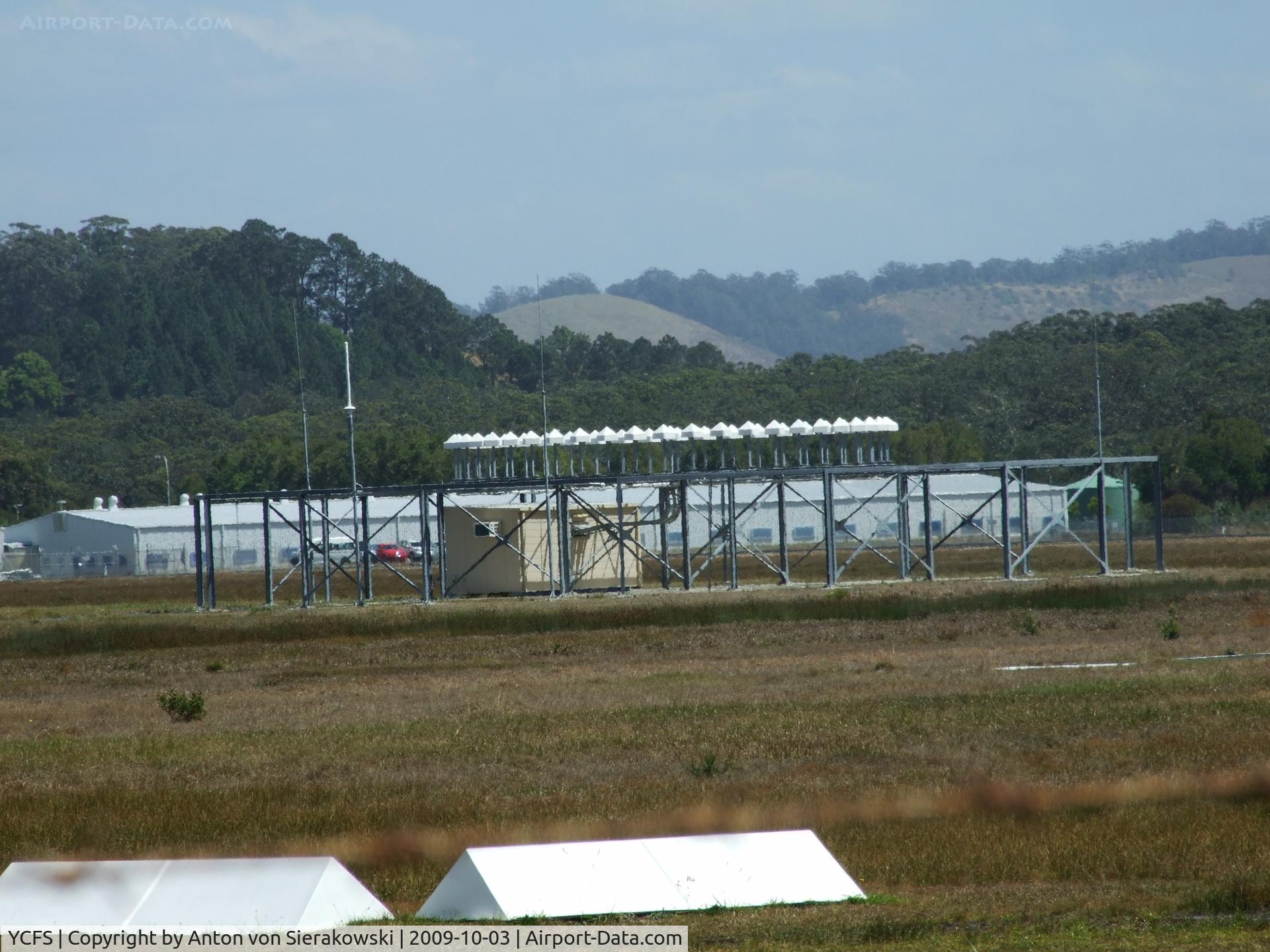 Coffs Harbour Airport, Coffs Harbour, New South Wales Australia (YCFS) - VOR omni antenna at YCFS
