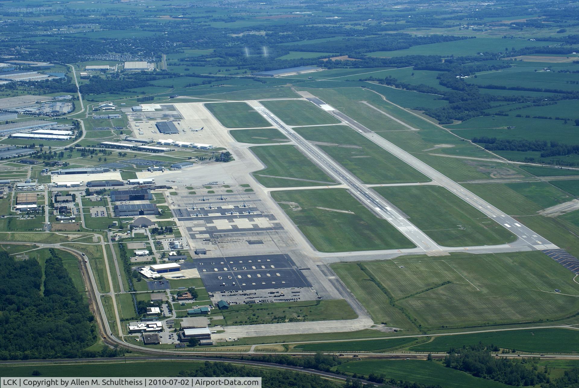 Rickenbacker International Airport (LCK) - Rickenbacker viewed from South of the Airport
