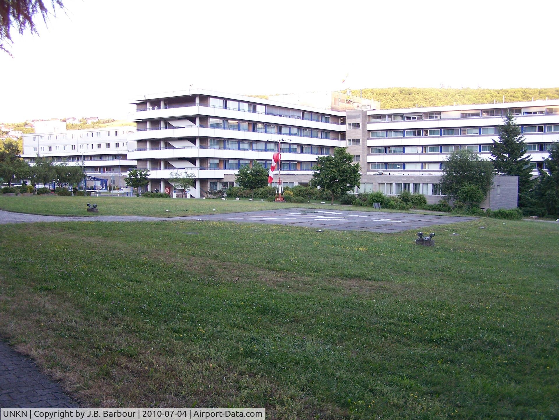 UNKN Airport - Klinkum Hospital in Idar-Oberstein, Germany