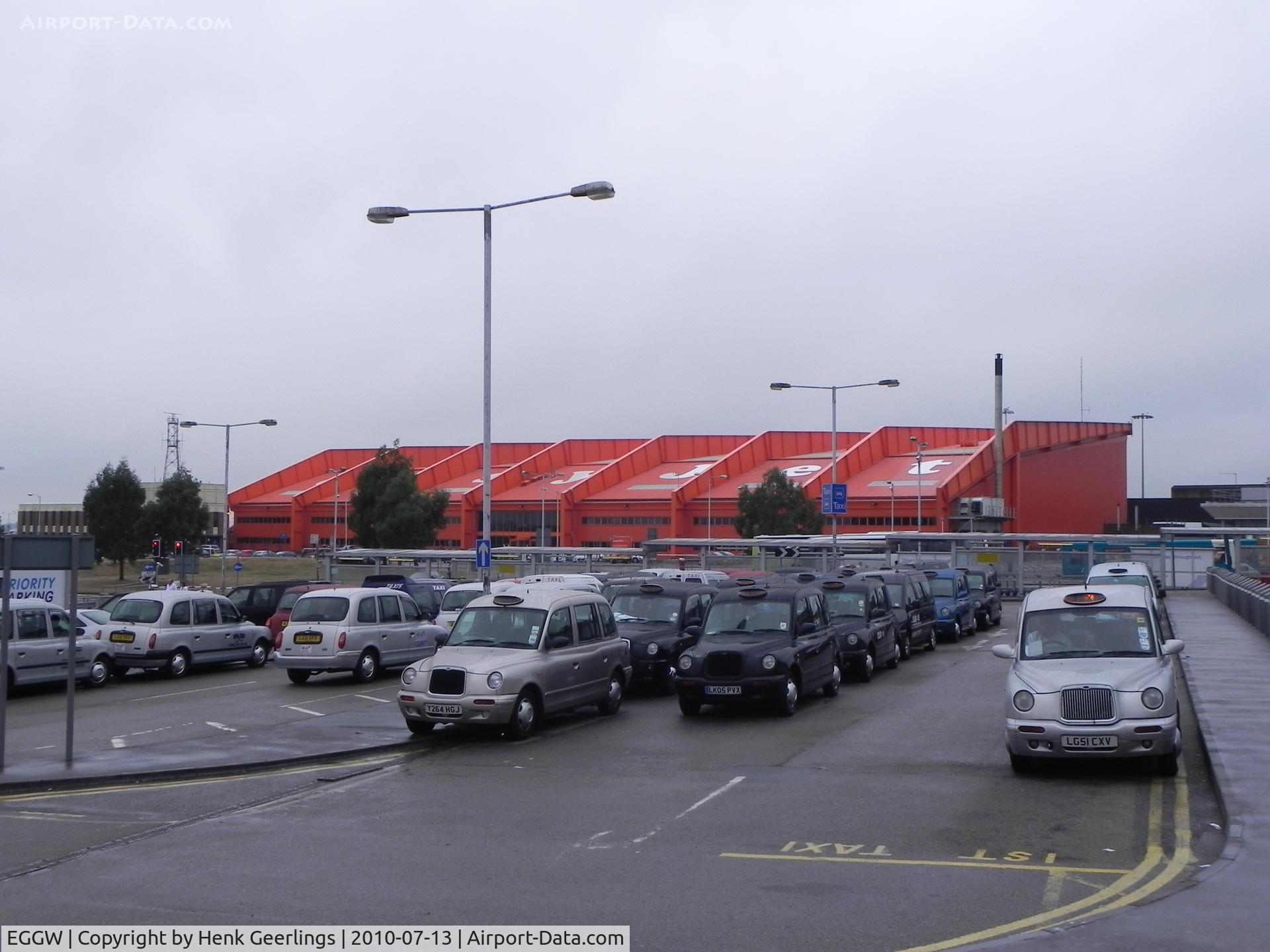 London Luton Airport, London, England United Kingdom (EGGW) - EasyJet Hangar at Luton Airport 