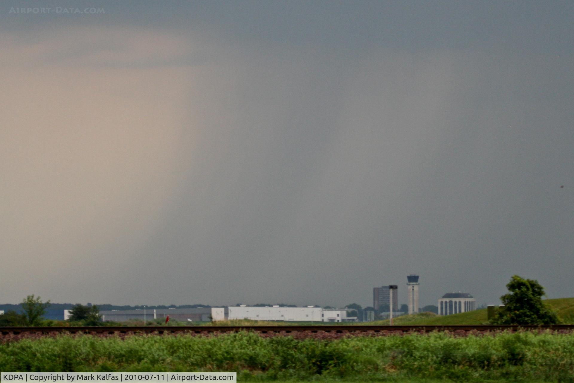 Dupage Airport (DPA) - Heavy rain showers at DuPage Airport 