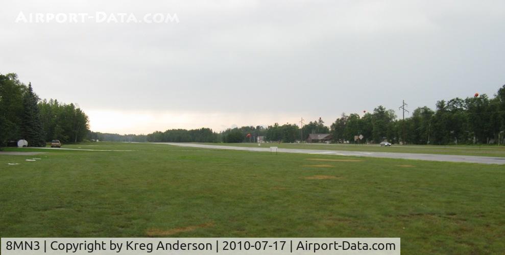 Breezy Point Airport (8MN3) - A rainy July Saturday at the Breezy Point Airport.