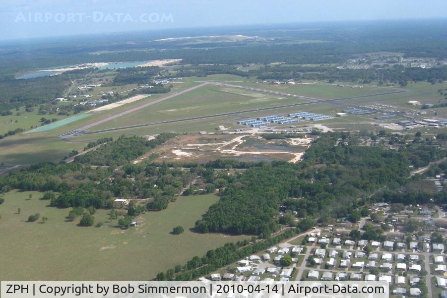 Zephyrhills Municipal Airport (ZPH) - Approaching from the north