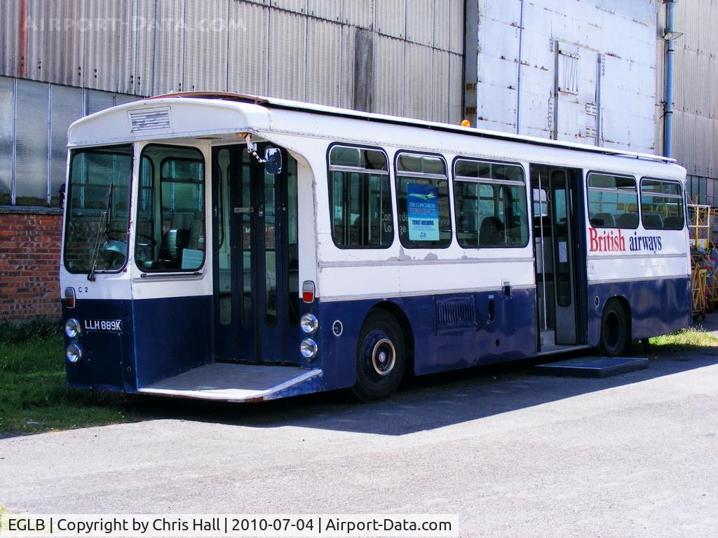 EGLB Airport - AEC Swift 5P2R/Sparshatts B36D Airport Bus in British Airways colours