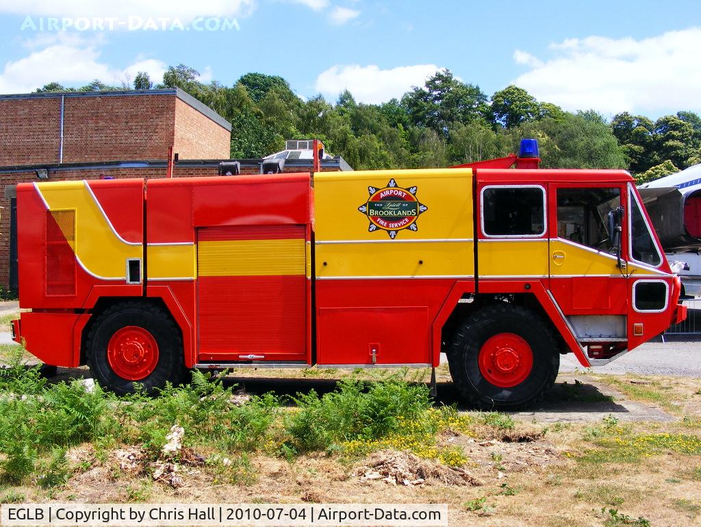 EGLB Airport - Airport Fire truck preserved at the Brooklands Museum
