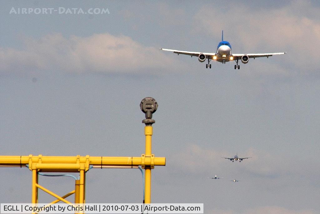 London Heathrow Airport, London, England United Kingdom (EGLL) - on approach to RW 27R at Heathrow