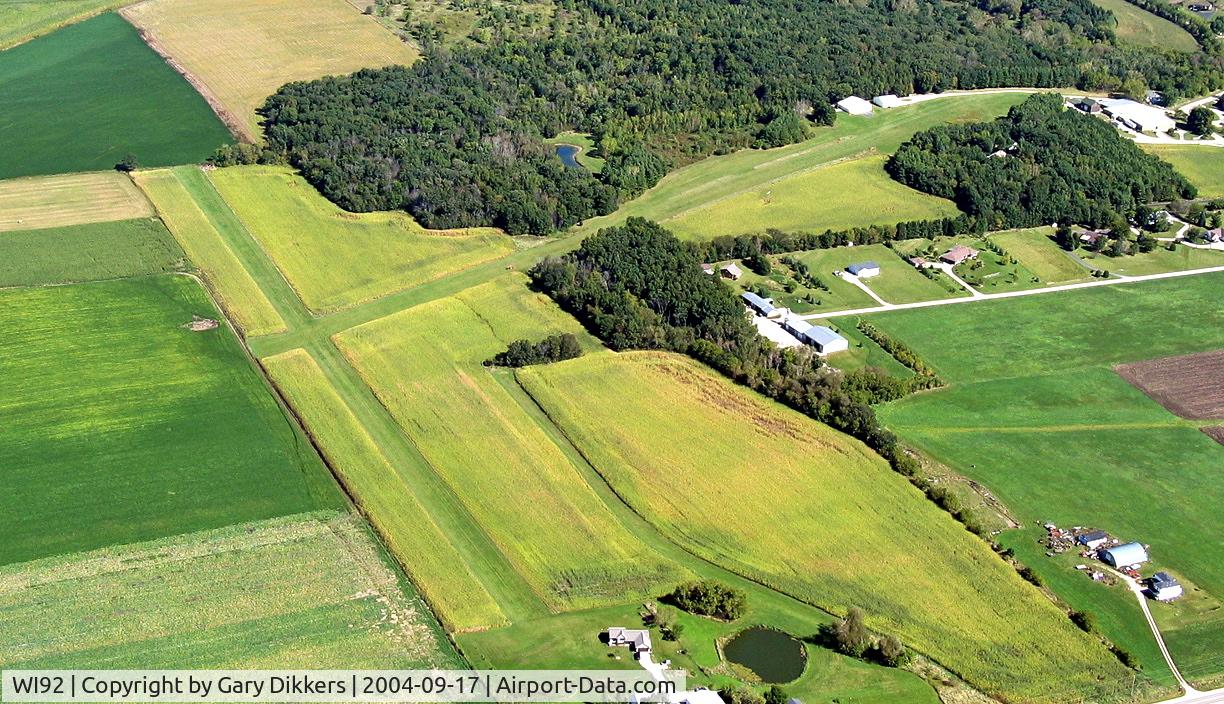 Wag-aero Airport (WI92) - Wag-Aero Airport (Pvt) from the southwest looking to the northeast