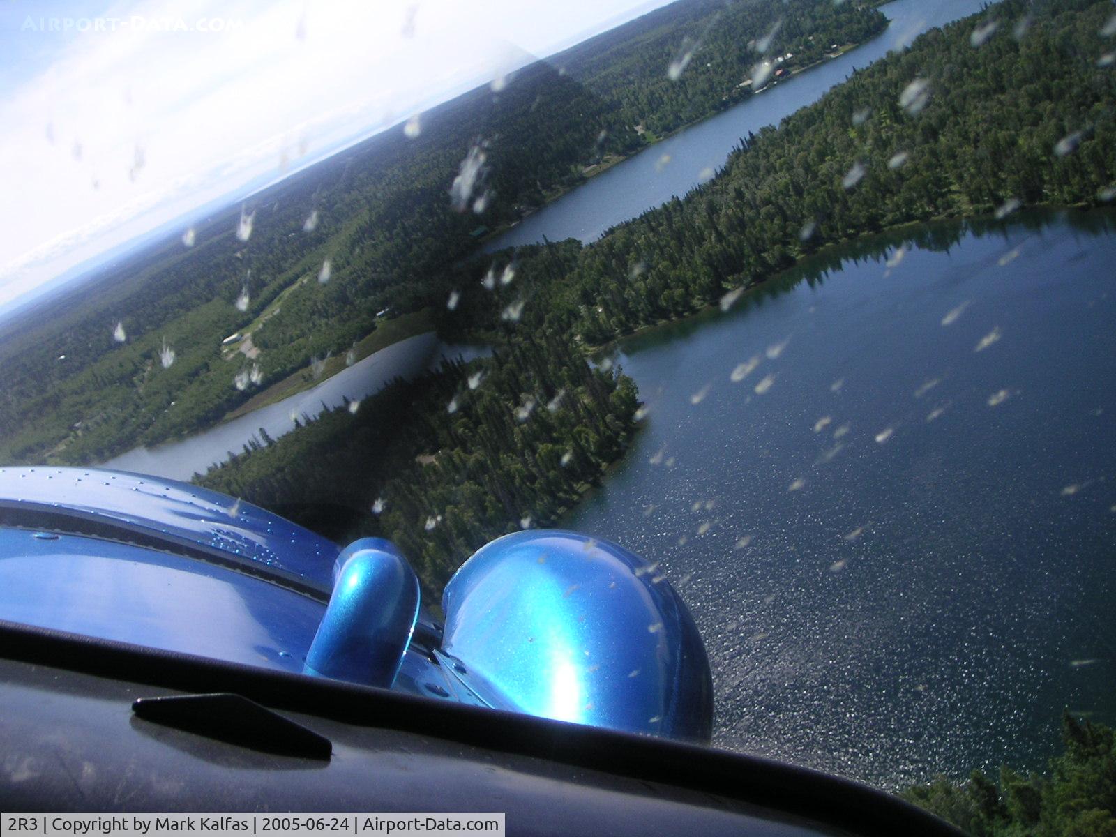 Island Lake Seaplane Base (2R3) - Base to final Island Lake seaplane base, Kenai AK USA