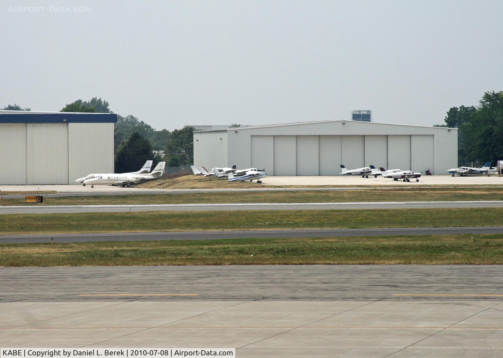Lehigh Valley International Airport (ABE) - This is the new general aviation facility at the north end of the airport.
