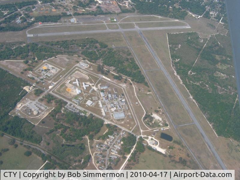 Cross City Airport (CTY) - Looking west from 6500'