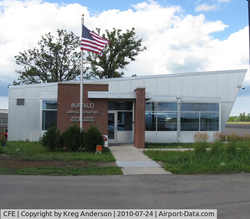 Buffalo Municipal Airport (CFE) - The Arrival/Departure building at Buffalo Municipal Airport.