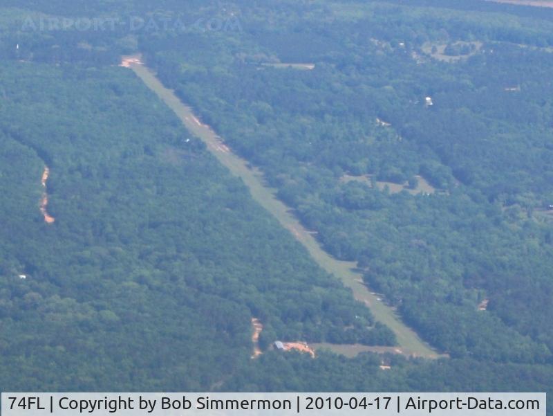 Jefferson Landings Airport (74FL) - Looking NE