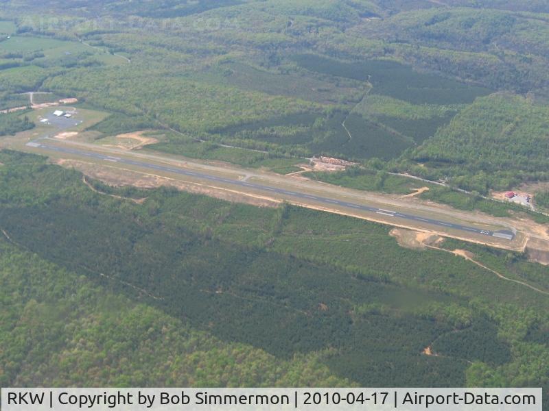 Rockwood Municipal Airport (RKW) - Looking west